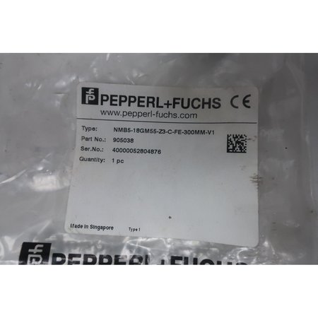 Pepperl Fuchs 6-30V-Dc Proximity Sensor NMB5-18GM55-Z3-C-FE-300MM-V1 905038